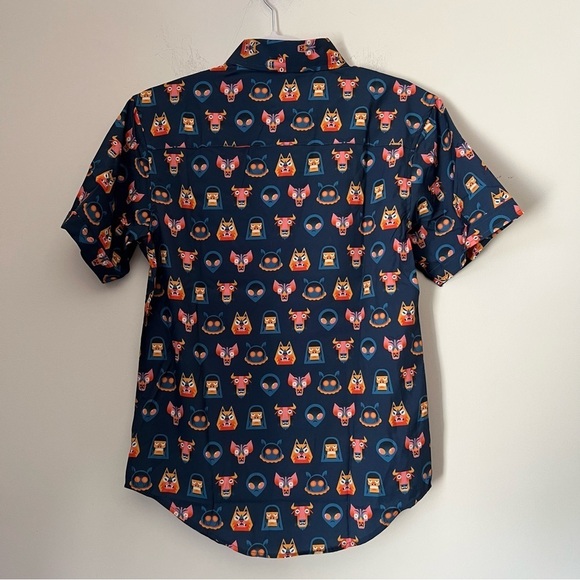 RSVLTS Supernatural Tales from the Cryptids Graphic Button Down Shirt NEW XS - Picture 11 of 13